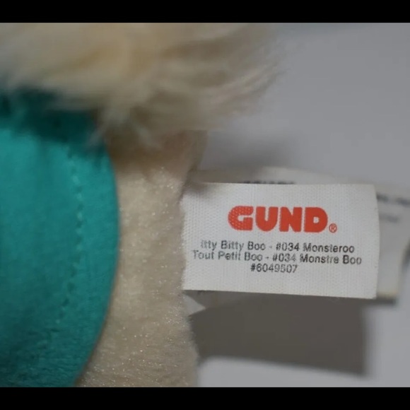 Gund Itty Bitty Boo Monsteroo Cutest Dog 5" Plush Stuffed Animal Toy - Picture 6 of 7